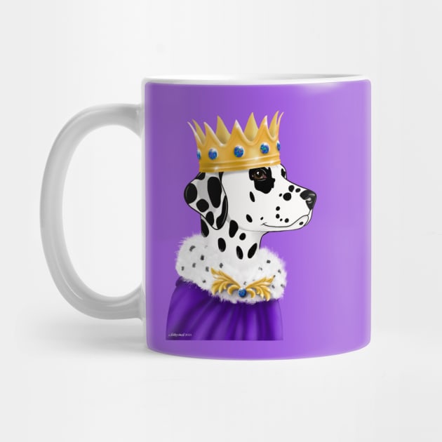 Dalmatian If the Crown Fits black spotted by FLCupcake